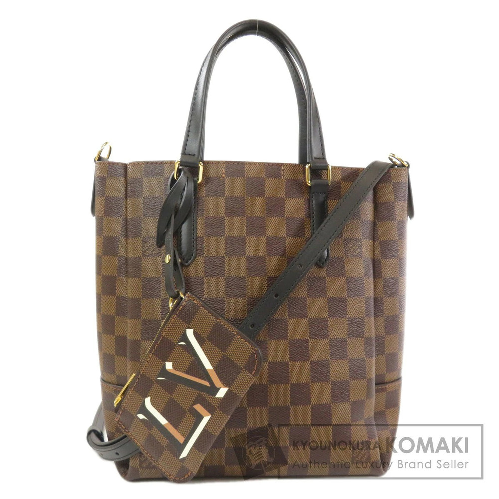 Louis Vuitton Belmont NV Damier Noir Black Handbag Canvas